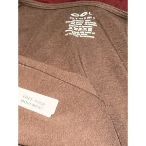 OGL Surplice Wrap Long Sleeve Dress color ESPRESSO NWT SIZE SMALL